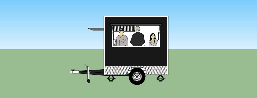 FS220 small food trailer design